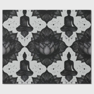 Zen Buddha Lotus inpakpapier