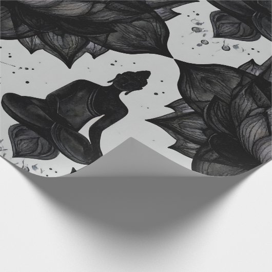 Zen Buddha Lotus inpakpapier (Hoek)