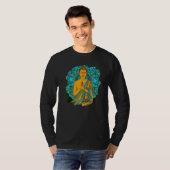 Zen Buddha Mandala Spiritual Asian Style Meditatio T-shirt (Voorkant volledig)