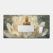 Zen Buddha Meditatie Digitale Kunst Bureaumat (Keyboard & Muis)