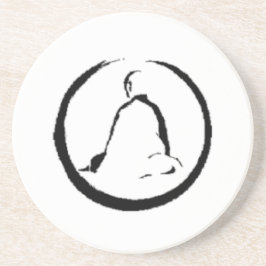 Zen Buddha-Meditating Sandstone Onderzetter