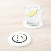 Zen Buddha-Meditating Sandstone Onderzetter (Zijkant)