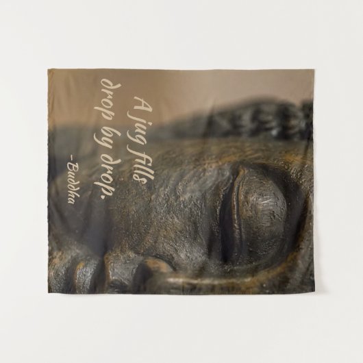 Zen Buddha Quote Wandkleed (Voorkant (horizontaal))