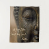 Zen Buddha Quote Wandkleed (Voorkant)