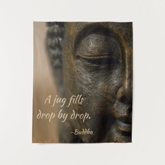 Zen Buddha Quote Wandkleed (Voorkant)