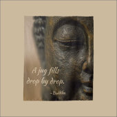 Zen Buddha Quote Wandkleed