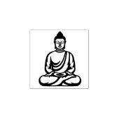 Zen Buddha Rubberstempel (Afrduk)