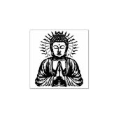 Zen Buddha Rubberstempel (Afrduk)