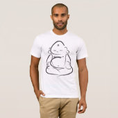 Zen Buddha T-shirt (Voorkant volledig)
