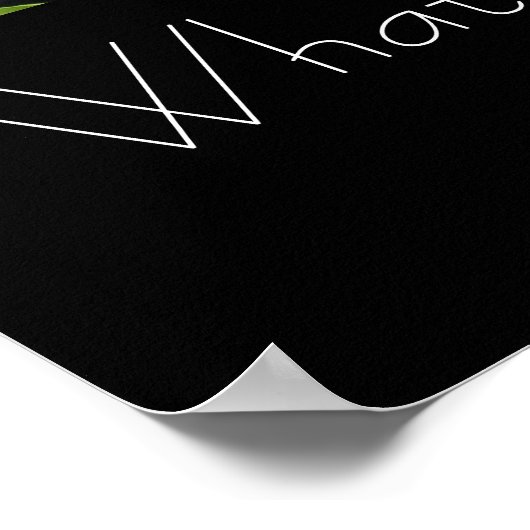 Zen Buddha Wat we denken dat we Poster worden (Hoek)