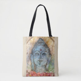Zen Buddha Waterverf Art Canvas tas