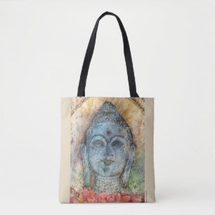 Zen Buddha Waterverf Art Canvas tas