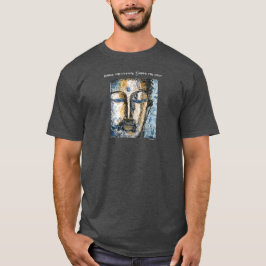 Zen Buddha Waterverf Art Mannen Lange hoes Shirt