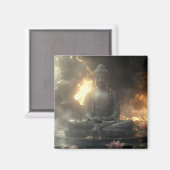 ZEN - BUDDHISM - MEDITATION MAGNEET (Voorkant / Achterkant)