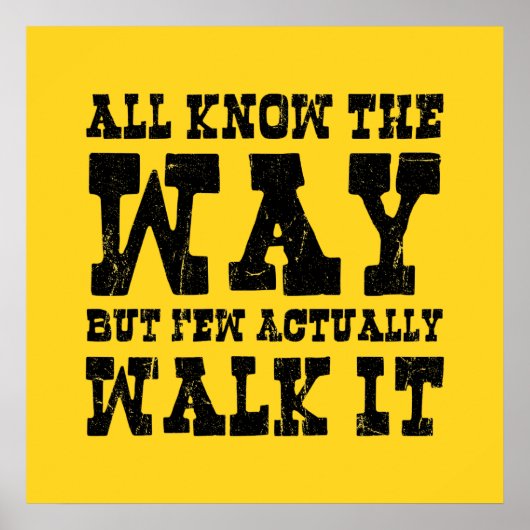 Zen Buddhism Spaghetti Western Style Poster (Voorkant)