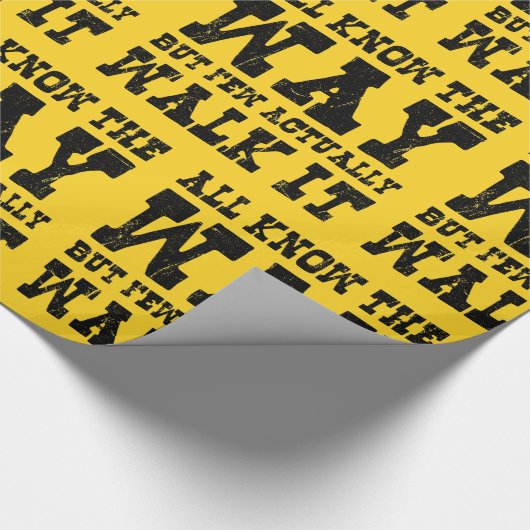 Zen Buddhism Spaghetti Westerne stijl Cadeaupapier (Hoek)