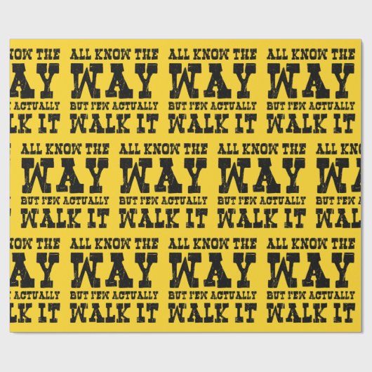 Zen Buddhism Spaghetti Westerne stijl Cadeaupapier (Vlak)