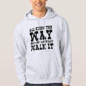 Zen Buddhism Spaghetti Westerne stijl Hoodie (Voorkant)