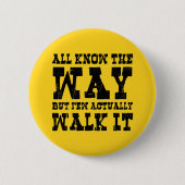 Zen Buddhism Spaghetti Westerne stijl Ronde Button 5,7 Cm (Voorkant)