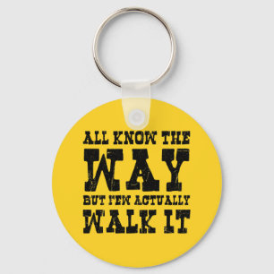 Zen Buddhism Spaghetti Westerne stijl Sleutelhanger