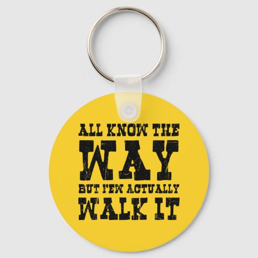 Zen Buddhism Spaghetti Westerne stijl Sleutelhanger (Voorkant)