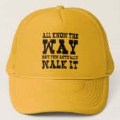 Zen Buddhism Spaghetti Westerne stijl Trucker Pet (Voorkant)