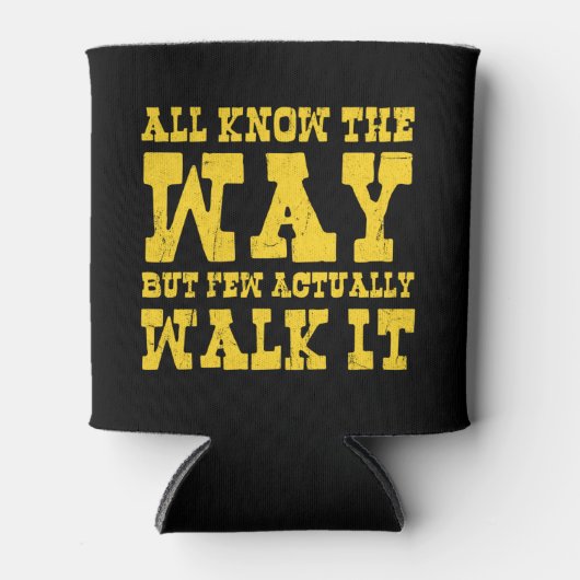 Zen Buddhism Spaghetti Westerne Style Koelbox Blikjeskoeler (Voorkant)