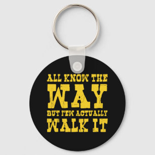 Zen Buddhism Spaghetti Westerne Style Sleutelhange Sleutelhanger