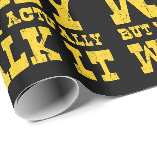 Zen Buddhism Spaghetti Westerne Style Wrapping Pap Cadeaupapier (Rol Hoek)