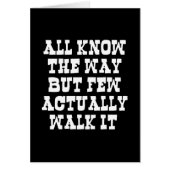 Zen Buddhism Western Style Wenskaart (Voorkant)