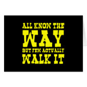 Zen Buddhism Western Style Wenskaart (Voorkant Horizontaal)