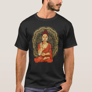 Zen Buddhisme Buddhist Mandala Spirituele Meditati T-shirt