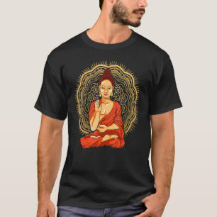 Zen Buddhist Buddhism Spirituele Meditation Mandal T-shirt