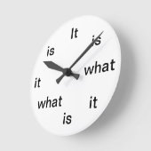 Zen Buddhist Clock Ronde Klok (Hoek)