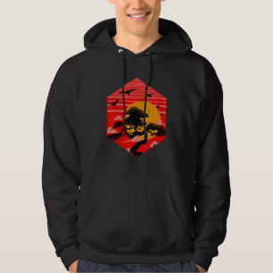 Zen Buddhist Gardening Japans esthetisch zonsonder Hoodie