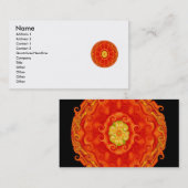 Zen Buddhist inspireerde mandela Visitekaartjes (Voorkant / Achterkant)