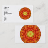 Zen Buddhist inspireerde mandela Visitekaartjes (Voorkant / Achterkant)