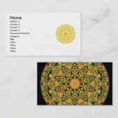 Zen Buddhist inspireerde mandela Visitekaartjes (Voorkant / Achterkant)