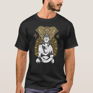 Zen Buddhist Mandala Elephant Buddhism Buddha T-shirt