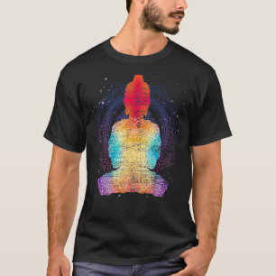 Zen Buddhist Spiritueel boeddhisme Mandala Colorfu T-shirt