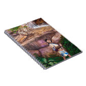 Zen Buddhist Tiger en aardbei Notitieboek (Rechterzijde)