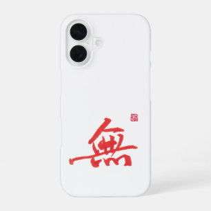 Zen-calligrafie Wu-hoesje   Aziatische kunst telef iPhone 16 Hoesje