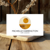 Zen Calm Midcentury Design Life Coaches, Yoga Visitekaartje