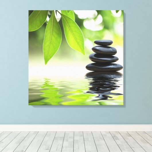 Zen Canvas Print (Insitu (Houten vloer))