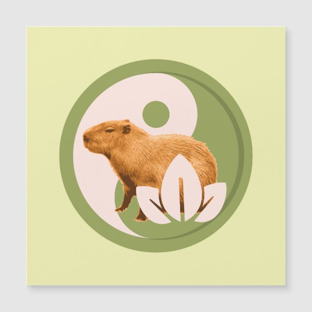 Zen Capybara Yin Yang (Voorkant)