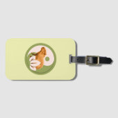 Zen Capybara Yin Yang Bagagelabel (Voorkant (horizontaal))