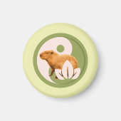 Zen Capybara Yin Yang Magneet (Voorkant)