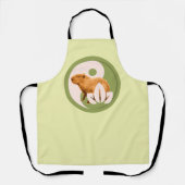 Zen Capybara Yin Yang Schort (Voorkant)