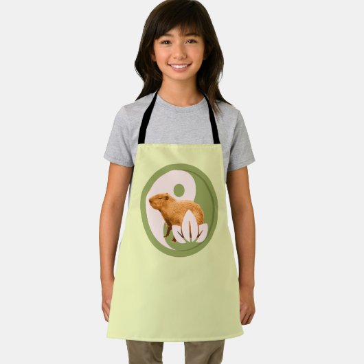 Zen Capybara Yin Yang Schort (Insitu)