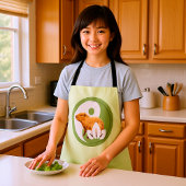 Zen Capybara Yin Yang Schort